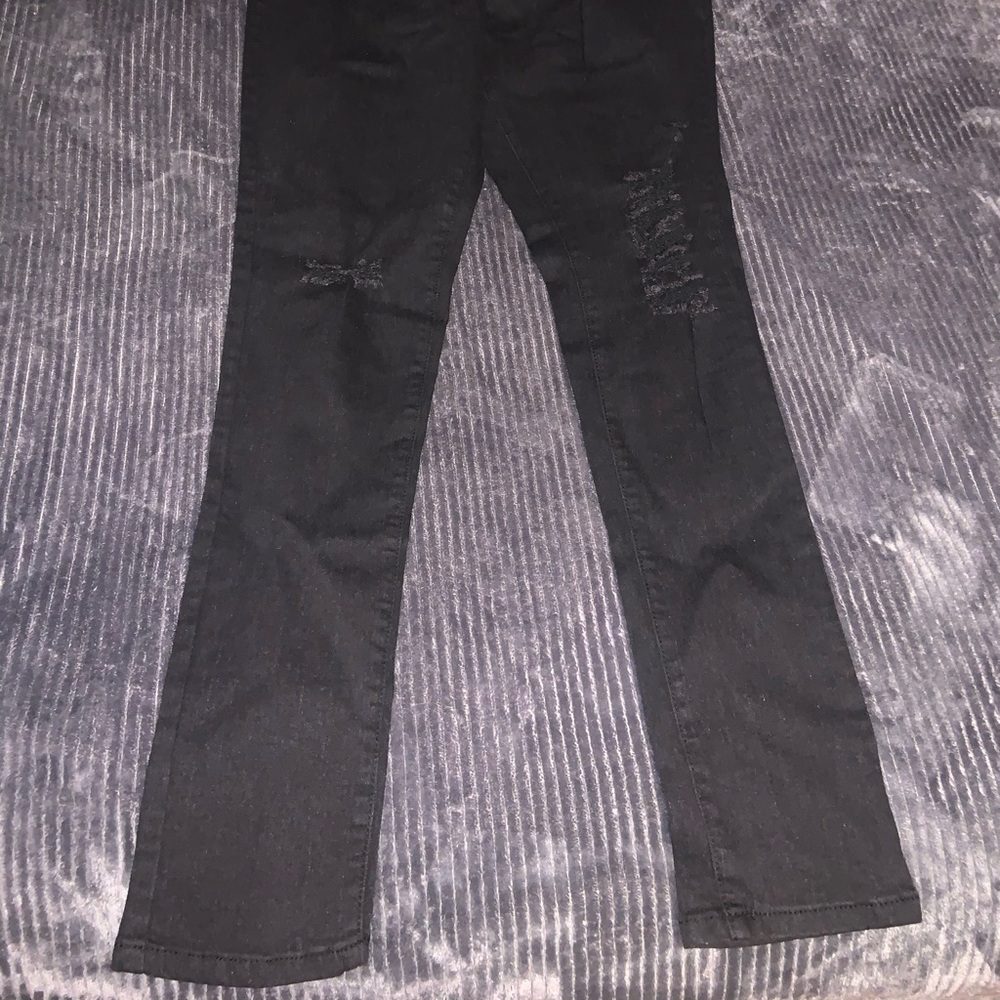 Black Ripped Jeans - Picture 3 of 3
